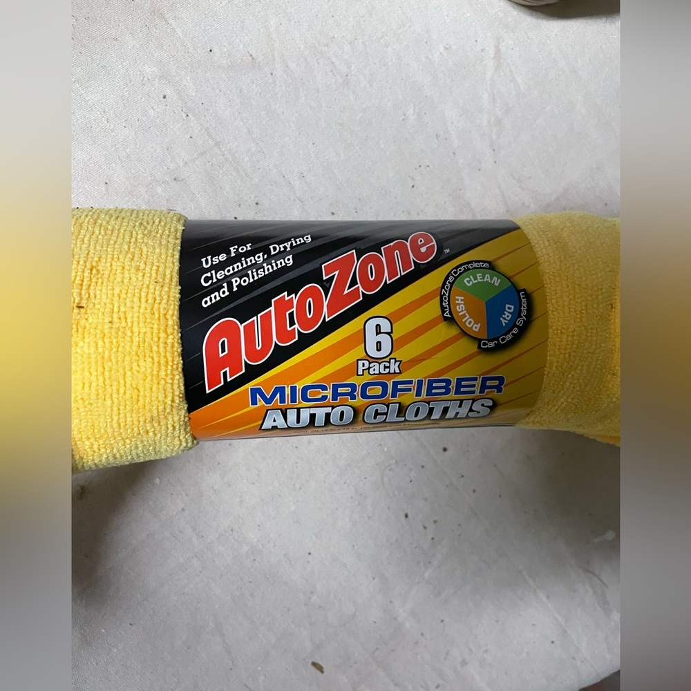 Autozone Microfiber Cloths - 6 Pack